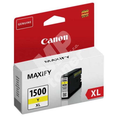 Cartridge Canon PGI-1500XL, yellow, 9195B001, originál 1