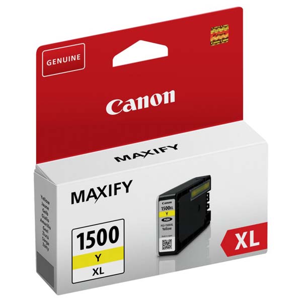 Inkoustová cartridge Canon PGI-1500XL, Maxify MB2050, MB2350, yellow, originál