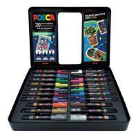 Sada popisovačů Uni Posca Pop PC-1M, PC-3M, PC-5M, 20ks 3 (2)
