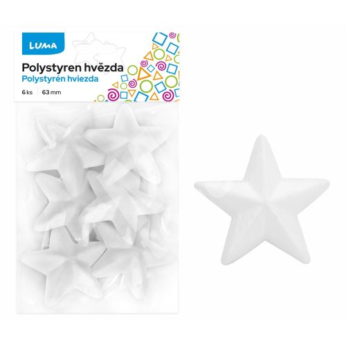 Polystyren Luma, Hvězda 63mm 1