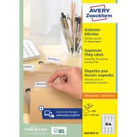 Etikety na závěsné složky 45,7 x 16,9 mm, 25 listů A4 L6021REV-25 1 (1)