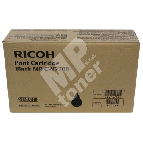 Cartridge Ricoh 841635, black, originál 1