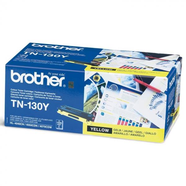 Toner Brother TN-130Y, HL-4040CN, 4050CDN, DCP-9040CN, MFC-9440C, žlutý, TN130Y originál