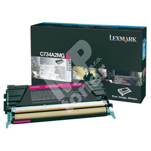 Toner Lexmark C734/C736/X734/X736/X738, C734A2MG, originál 1