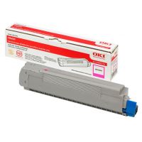 Toner OKI 43487710 C8600, magenta, originál