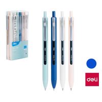 Gelové pero Deli Linfini EG86-BL, modré mix
