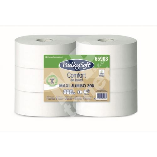 Toaletní papír BulkySoft Jumbo 280 (Maxi Jumbo) 2vr., 320m, celulóza, 6 rolí 1