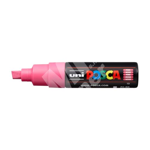 Uni Posca PC-8K akrylový popisovač, 8 mm, růžový 1