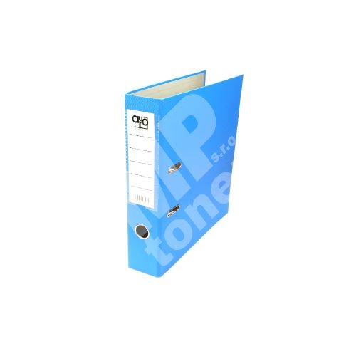 Pořadač A4 AURO 7cm páka PVC světle modrý 1