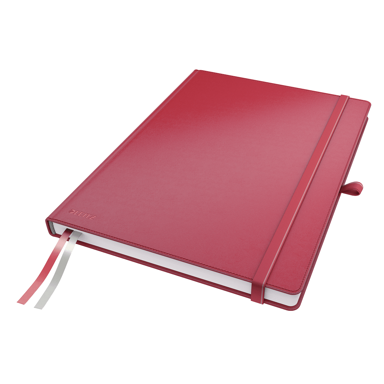 Zápisník A4 Leitz Complete, čtverečkovaný, červený