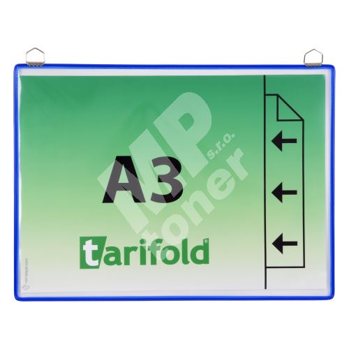 Tarifold rámeček s kapsou a dvěma očky, A3, otevřený bokem, zelený, 5 ks 1
