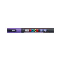 Uni Posca PC-3M akrylový popisovač, 0,9-1,3 mm, třpytivě fialový 2 (1)