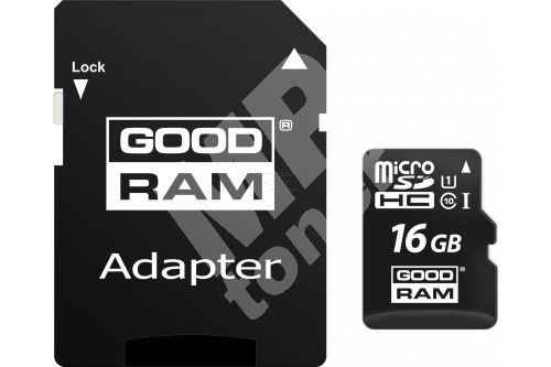 Goodram All-In-One, 16GB, sada micro SDHC, adaptéru a čtečky karet, M1A4-0160R11, 1