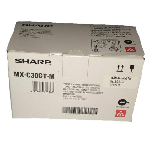 Toner Sharp MX-C30GTM, MX-C250FE, C300WE, magenta, originál