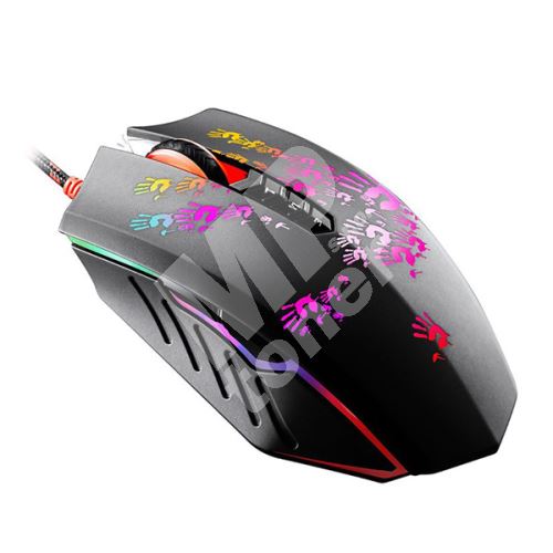 Herní myš A4Tech Bloody A60A, 6200DPI, optická, 8tl., drátová, RGB podsvícení 1