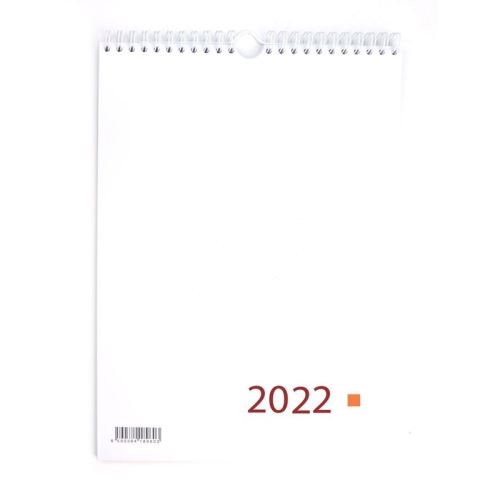 Kreativní kalendář 2022, měsíční, nástěnný, bílý, OP1896 1
