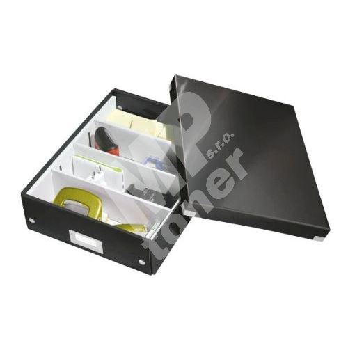 Archivační organizační box Leitz Click-N-Store M (A4), černý 1