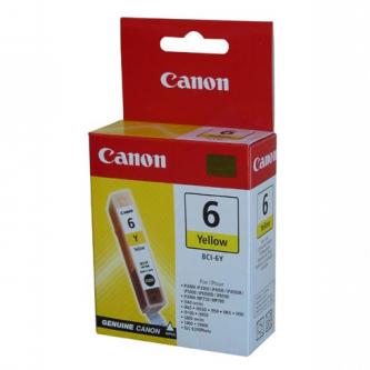 Inkoustová cartridge Canon BCI-6Y, žlutá, originál