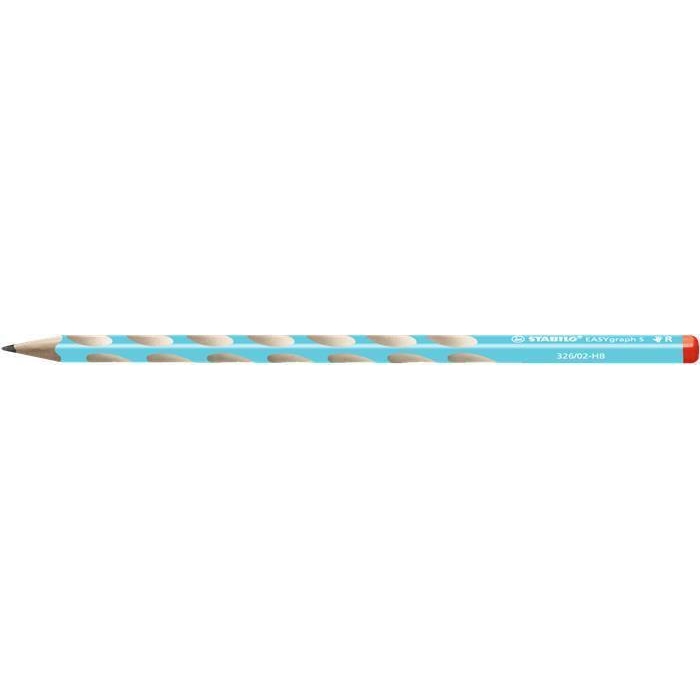 Grafitová tužka Stabilo Easygraph, modrá, tenká, pro praváky, HB