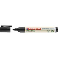 Permanentní popisovač Edding 21 Ecoline, kulatý hrot, černá