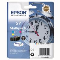 Inkoustová cartridge Epson C13T27054012, WF-3620DWF, WF-3640DTWF, CMY, 27, originál