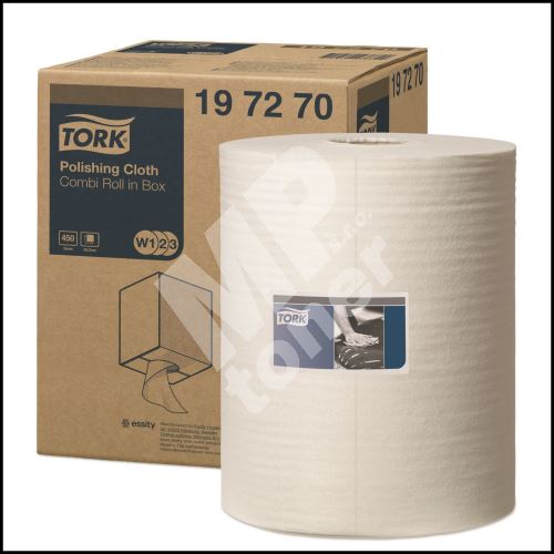Tork Polishing utěrka, role, bílá, W1, W2, W3 1