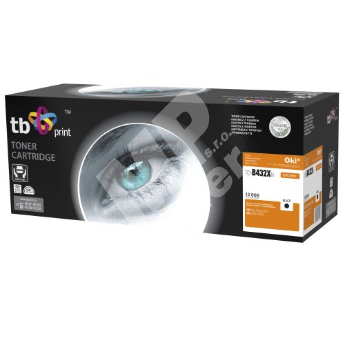 TB toner kompatibilní s OKI B432, 45807111, Black, new 1