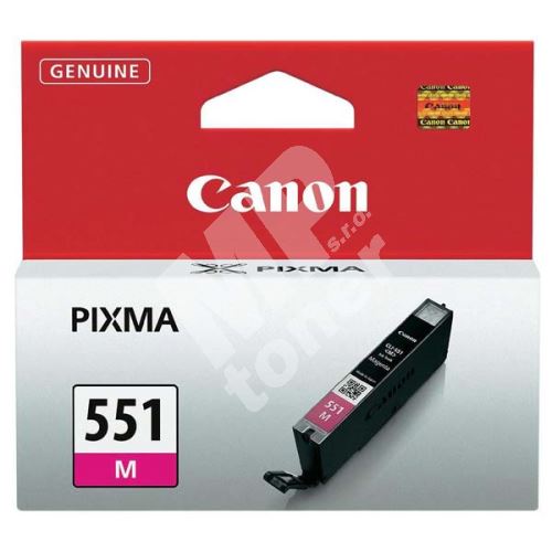 Cartridge Canon CLI-551M, magenta, 6510B001, originál 1