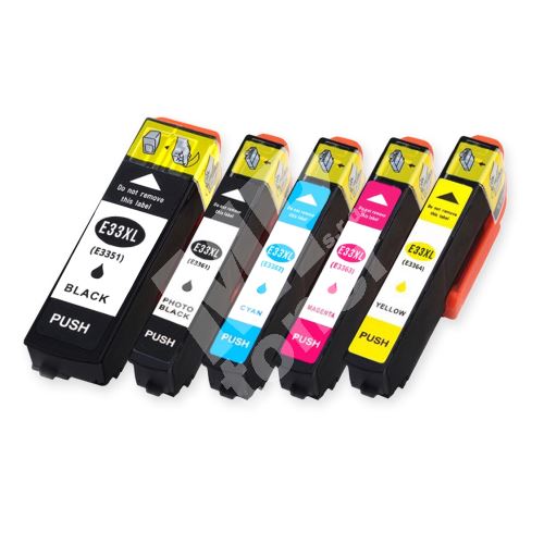 Cartridge Epson C13T33644012, yellow, compatible 1