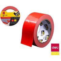 Lepící páska Deli, textilní 48mm x 20m červená, EA618
