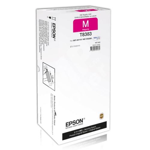Inkoustová cartridge Epson C13T838340, WF-R5690, magenta, originál 1