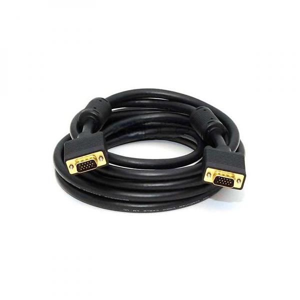Kabel k monitoru SVGA, 15 M/15 M, 5 m, ferritové stínění, (15 pin) pozlacené konektory