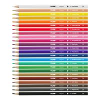 Pastelky Milan trojhranné 0722324,  24ks 2 (1)