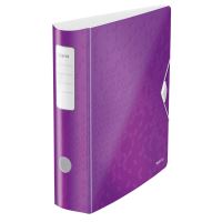 Mobilní kroužkový pořadač Leitz 180° Active Wow, 82 mm, A4, PP, purpurový Mobilní kroužkový pořadač Leitz 180° Active Wow, 82 mm, A4, PP, purpurový