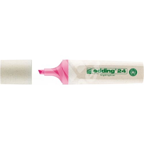 Zvýrazňovač Edding 24 EcoLine, růžová 1