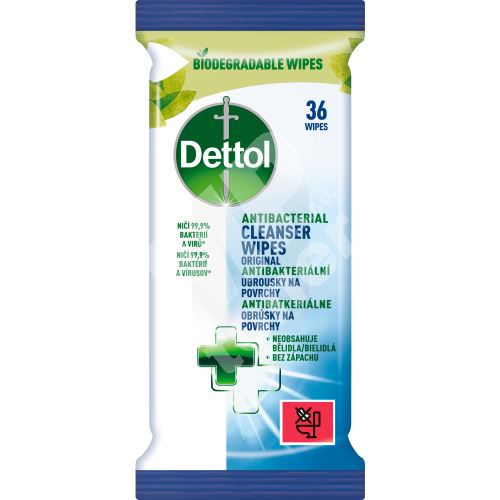 Dettol dezinfekční ubrousky na povrchy, 36 ks 1