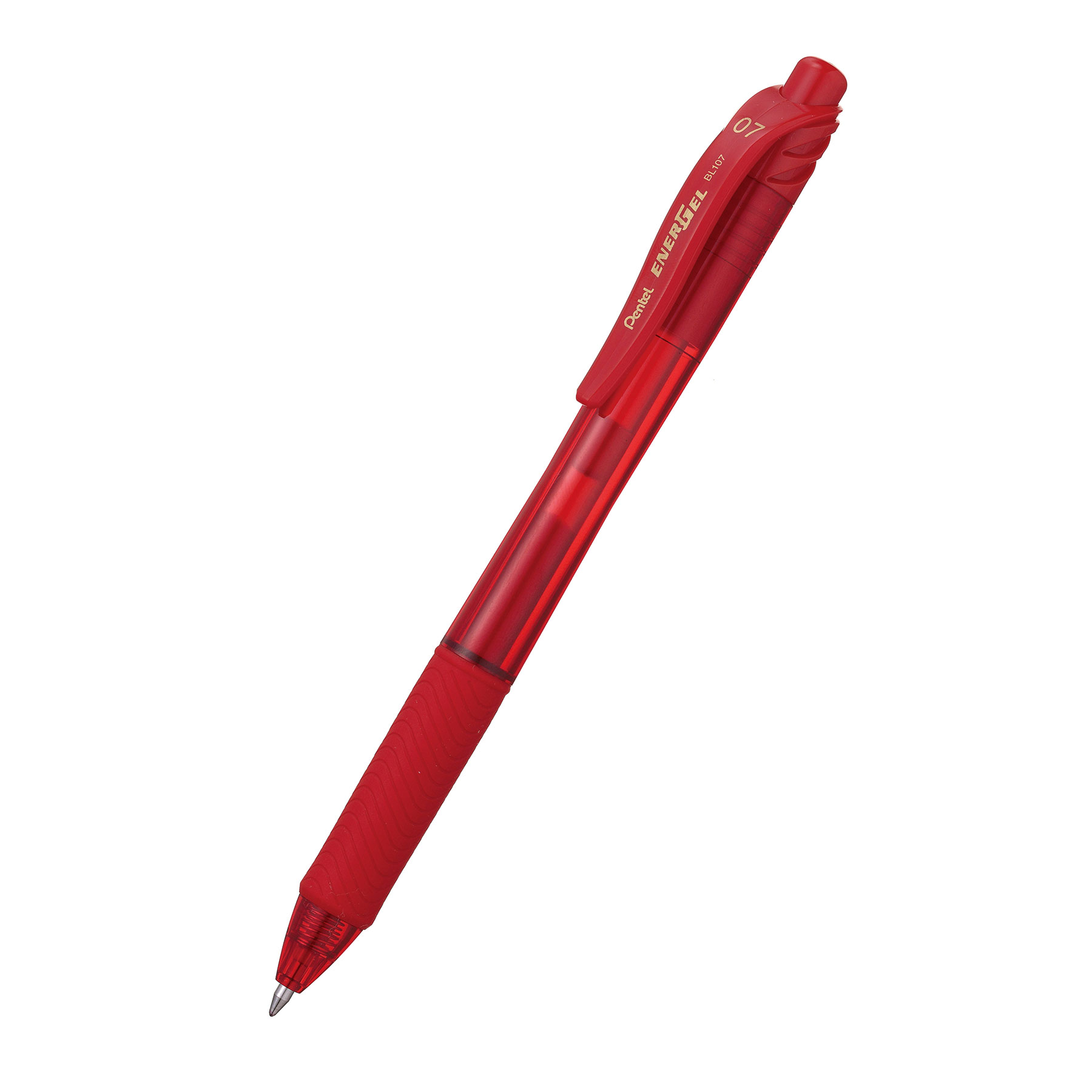 Kuličkové pero Pentel EnerGel BL107, 0,7mm, červené