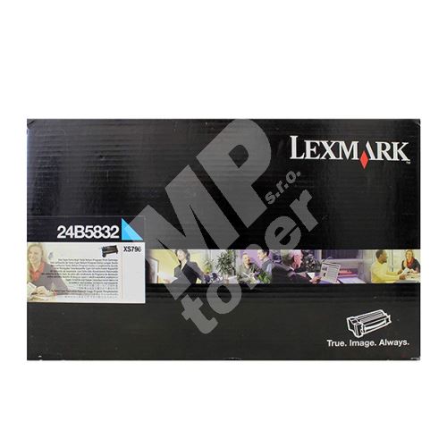 Toner Lexmark 24B5832, cyan, originál 1