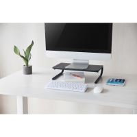 Podstavec pod monitor Powerton, prostor pro klávesnici, černý, ocel-plast, 20 kg 12 (11)