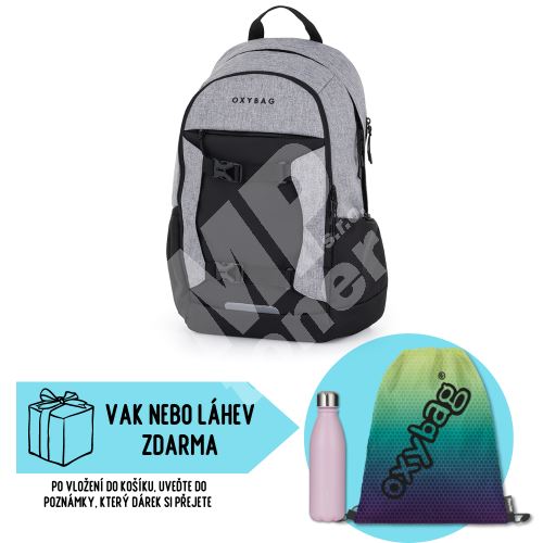 Studentský batoh OXY Zero grey 2