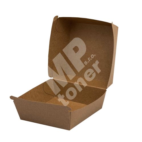 Box na hamburger kraft, 110x110x77 mm, 50 ks 1