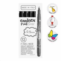 Fineliner Carioca 0,5 mm, černý