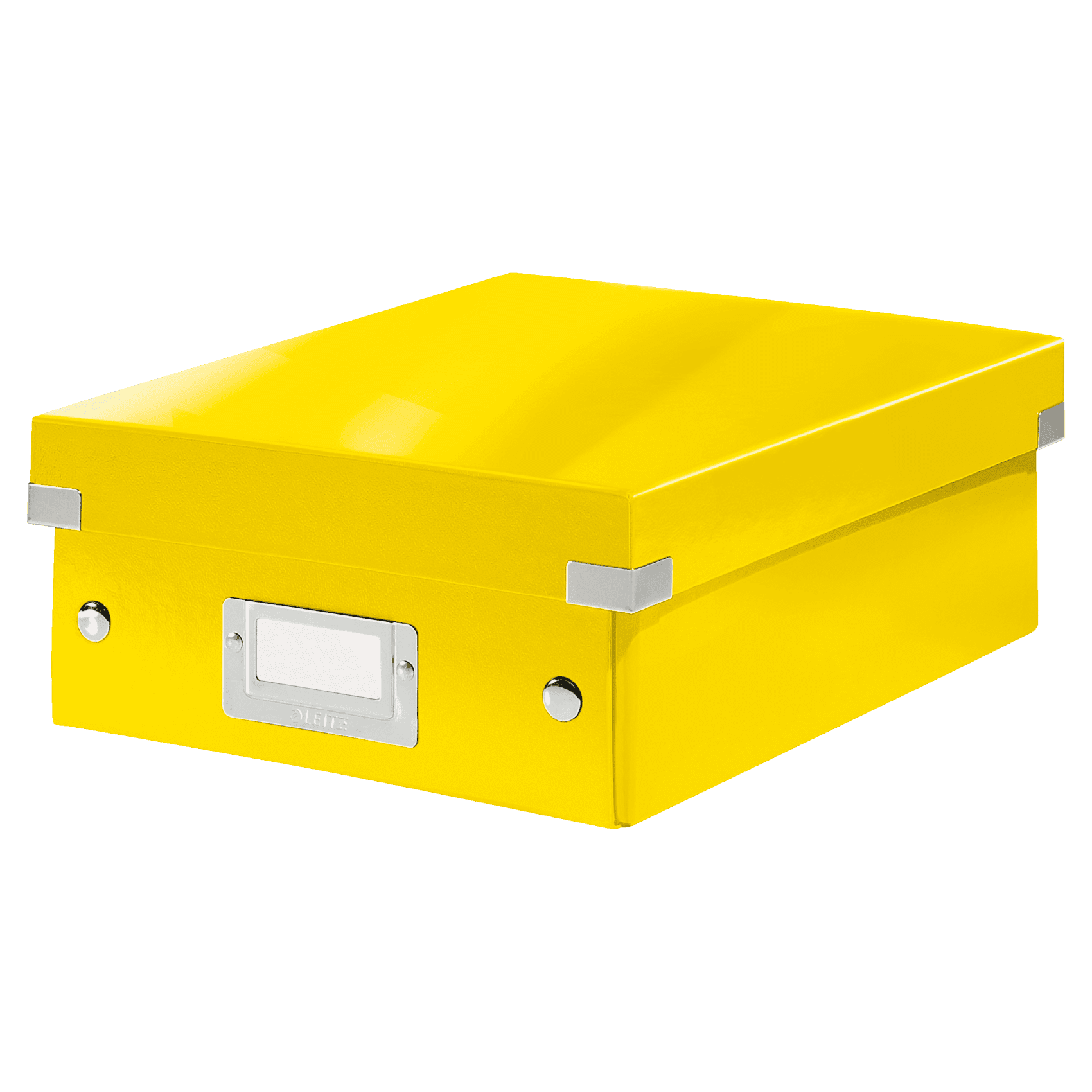 Malá organizační krabice Leitz Click & Store Wow, žlutá