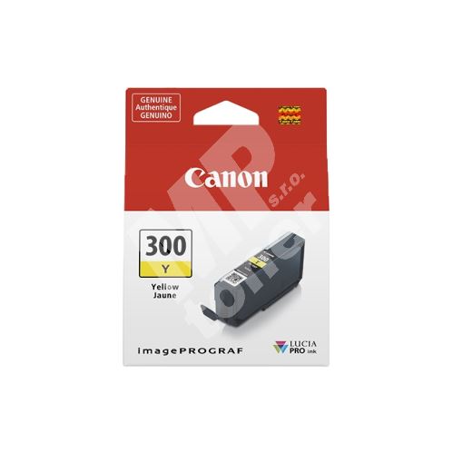 Inkoustová cartridge Canon PFI-300Y, iPF-300, yellow, 4196C001, originál 1