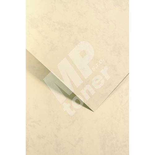 Ozdobný papír Mramor ivory 220g, 20ks 2