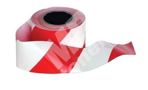 Vytyčovací páska červeno-bílá 75 mm x 500 m 1