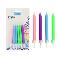 Svíčka Luma, pastel 12ks