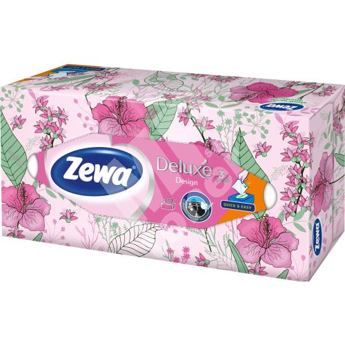 Zewa Deluxe Family Box 3vrstvé papírové kapesníky, 90 ks 1