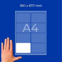 Odolné etikety 99,1 x 67,7 mm, 20 listů A4 L4715-20 4 (4)