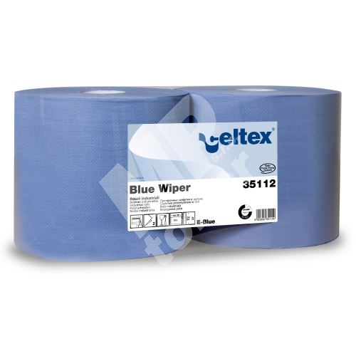 Průmyslová papírová utěrka Celtex Blue Wiper 970, šířka 24cm, 2vrstvy 1